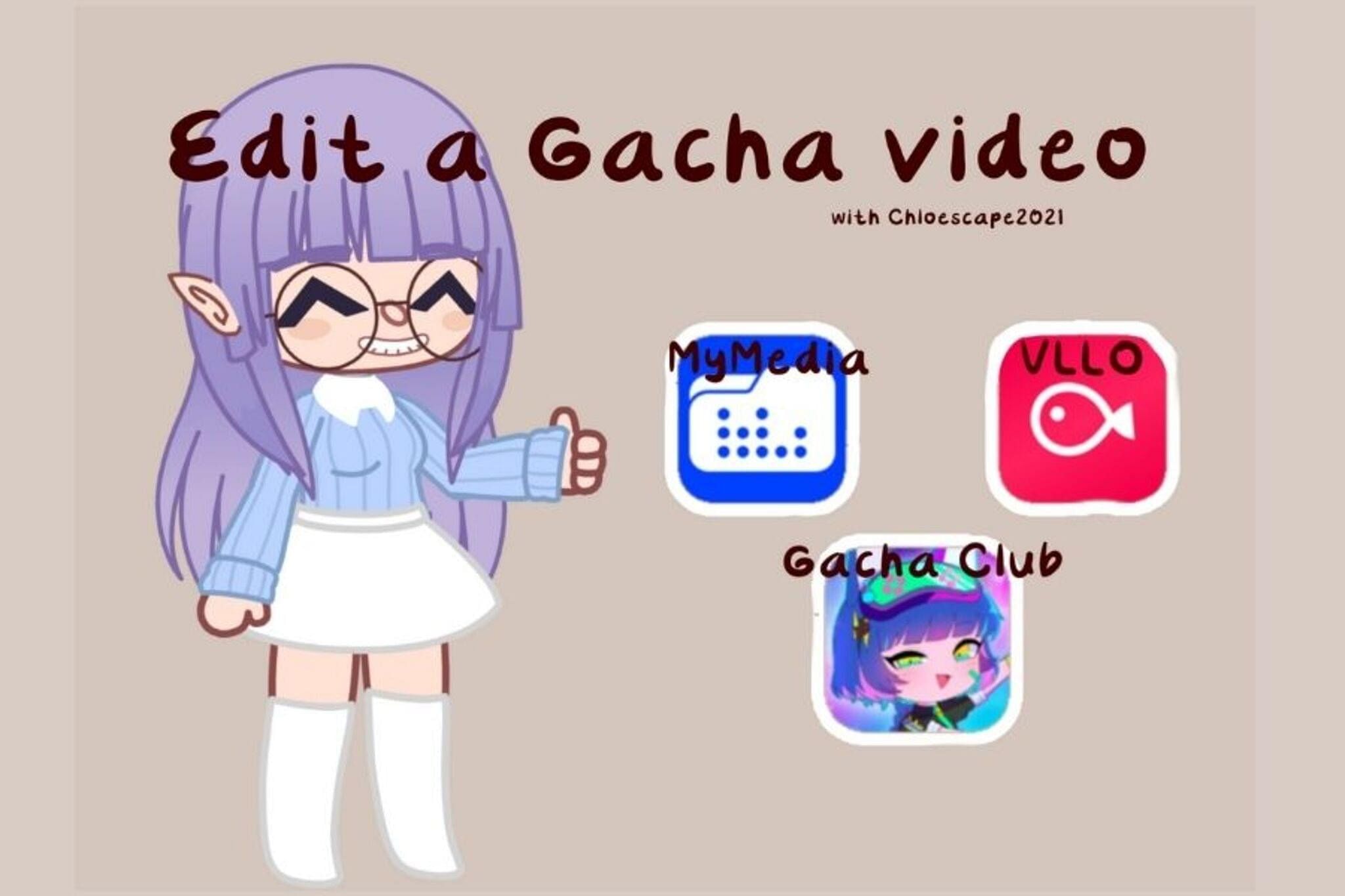 How to Gacha Edit with DIY Star Chloescapes – DIY